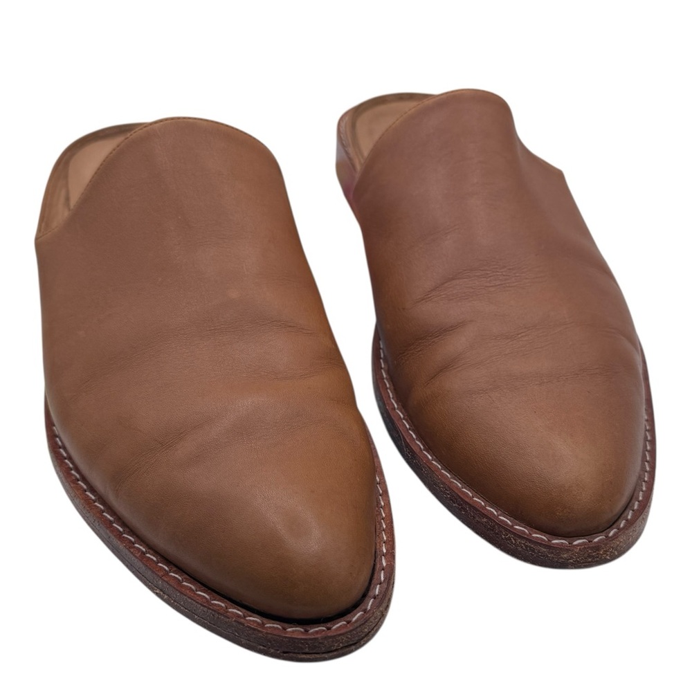 Fortress of Inca Adra Brown Leather Women’s Slip-On Shoes - Size 41